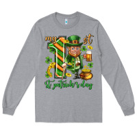 Heather Grey My 1 st st. patricks day Long Sleeve Tee - Neo Western