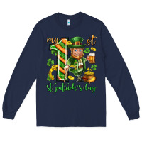 Navy My 1 st st. patricks day Long Sleeve Tee - Neo Western