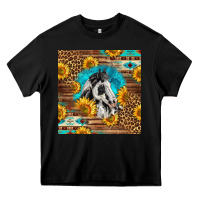 Black western paint horse Heavy Core Tee - LillyAllenDesigns
