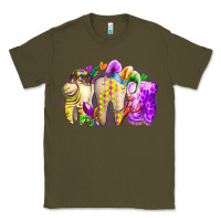 Army Green mardi gras tooth Classic Tee - RacoonDesign