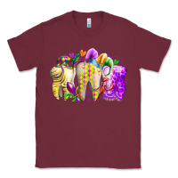 Burgundy mardi gras tooth Classic Tee - RacoonDesign
