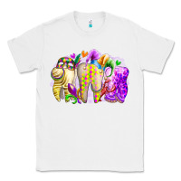 White mardi gras tooth Classic Tee - RacoonDesign