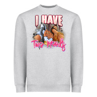 Heather Grey I have two moods sneaker and heels Heavyweight Sweatshirt - RanaPortraitStore