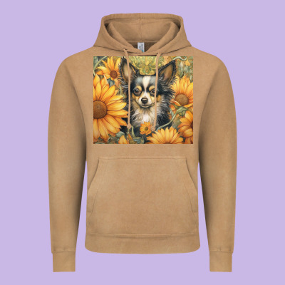 Chihuahua Vintage Hoodie Designed By Unal Design