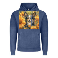 Vintage Denim chihuahua Vintage Hoodie - Unal Design