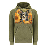 Vintage Olive chihuahua Vintage Hoodie - Unal Design