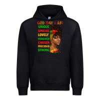 Black god say i am juneteenth afro girl Urban Hoodie - Artiststas