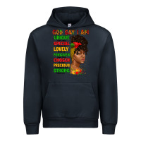 God Say I Am Juneteenth Afro Girl Urban Hoodie | Teevron