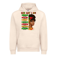 Sandshell god say i am juneteenth afro girl Urban Hoodie - Artiststas