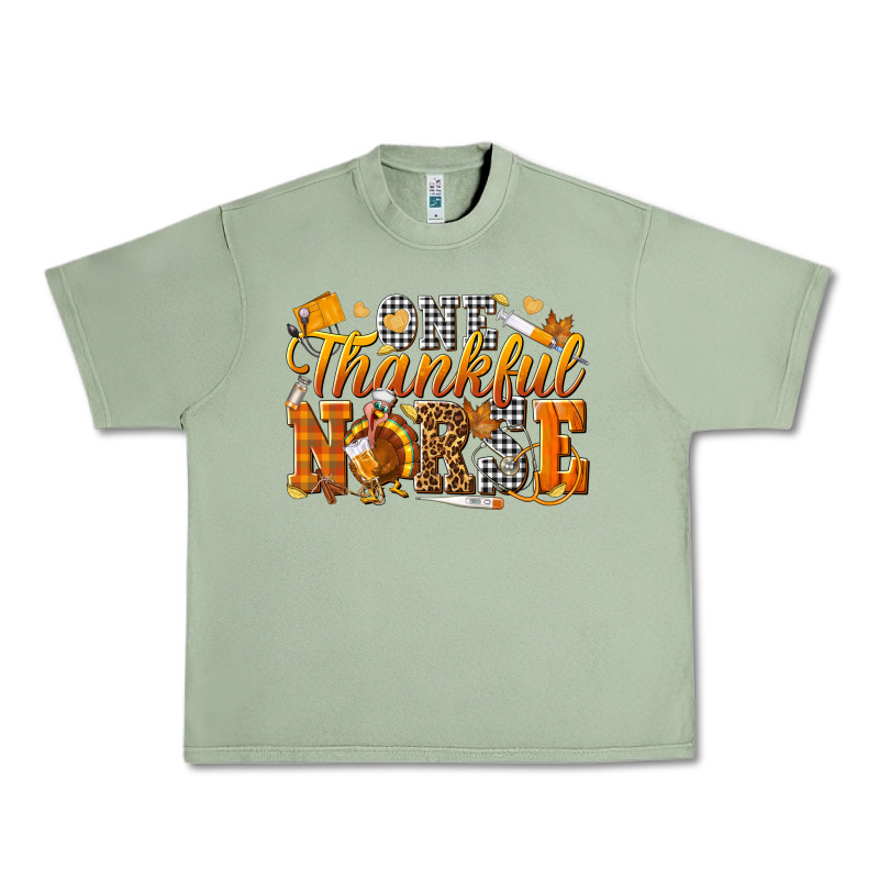 One Thankful Nurse Urban Heavy Tee by texasbilliewilder | Teevron