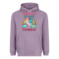 Lavender unicorns are born in december Heavyweight Hoodie - Jasminsmagicworld