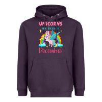 Plum unicorns are born in december Heavyweight Hoodie - Jasminsmagicworld