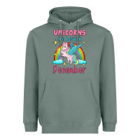 Sage unicorns are born in december Heavyweight Hoodie - Jasminsmagicworld