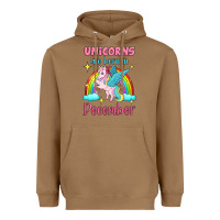 Toasted Coconut unicorns are born in december Heavyweight Hoodie - Jasminsmagicworld