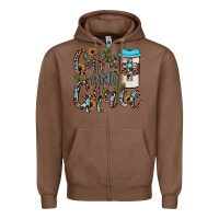 Chestnut coffee and grace Zipper Hoodie - JahusDesignShop