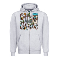 Coffee And Grace Zipper Hoodie | Teevron