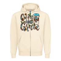 Sandshell coffee and grace Zipper Hoodie - JahusDesignShop