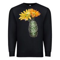 Black texas rainbow cactus Premium Sweatshirt - LillyAllenDesigns