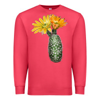 Cardinal texas rainbow cactus Premium Sweatshirt - LillyAllenDesigns