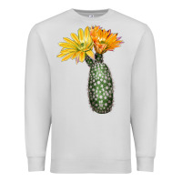 Dove Grey texas rainbow cactus Premium Sweatshirt - LillyAllenDesigns