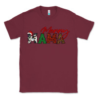 Burgundy merry mama Classic Tee - BarkalooDesign