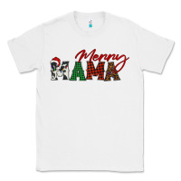 White merry mama Classic Tee - BarkalooDesign