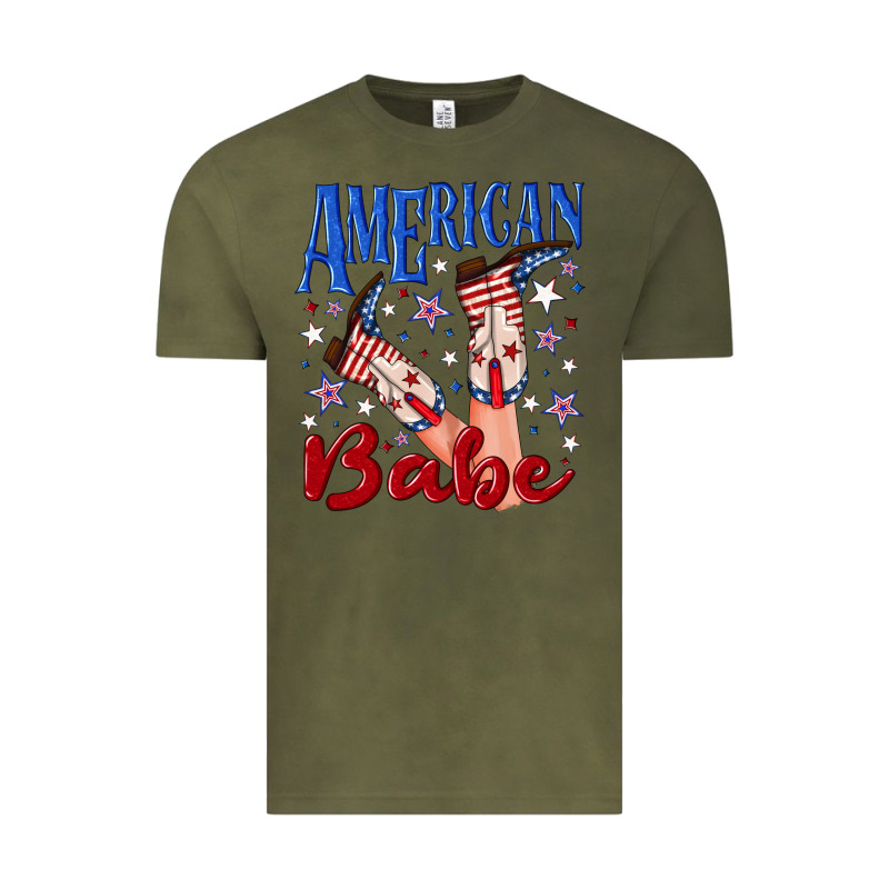 American Babe 4th July Vintage Tee by texasbilliewilder | Teevron