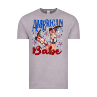 Vintage Zinc American babe 4th july Vintage Tee - texasbilliewilder