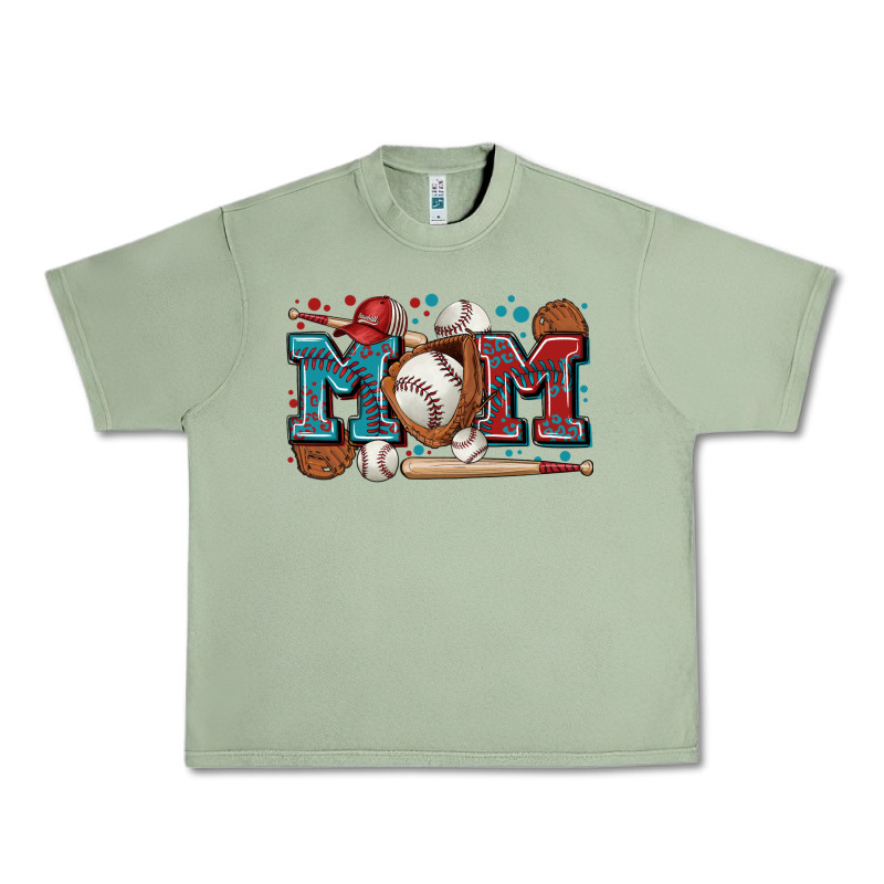 Mom Baseball Urban Heavy Tee by Zillion Design Studio | Teevron