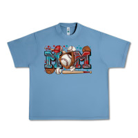 Pebble Blue mom baseball Urban Heavy Tee - Zillion Design Studio