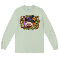 Matcha halloween pig Long Sleeve Tee - CowhideDigitalArt