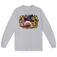 Moon Dust halloween pig Long Sleeve Tee - CowhideDigitalArt