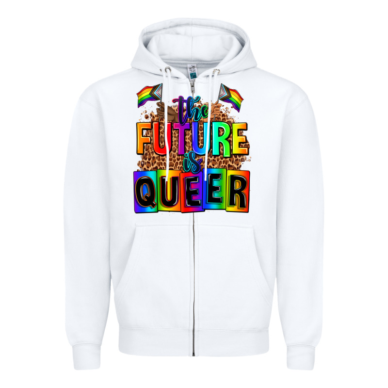 The Fuuture Is Queer Zipper Hoodie by AdoDesignShop | Teevron