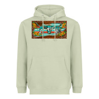 Matcha western howdy cowgirl leopard serape   license plate template Heavyweight Hoodie - BarkalooDesign