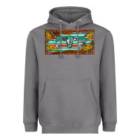 Storm western howdy cowgirl leopard serape   license plate template Heavyweight Hoodie - BarkalooDesign