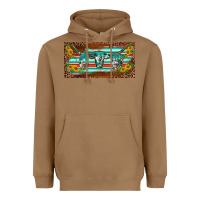 Toasted Coconut western howdy cowgirl leopard serape   license plate template Heavyweight Hoodie - BarkalooDesign