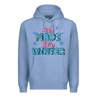 Colony Blue not made for winter Premium Hoodie - MaliasSmallBusiness