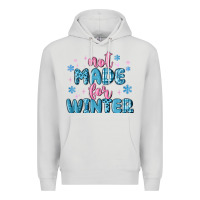 Dove Grey not made for winter Premium Hoodie - MaliasSmallBusiness