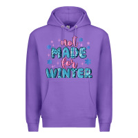 Purple not made for winter Premium Hoodie - MaliasSmallBusiness