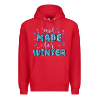 Red not made for winter Premium Hoodie - MaliasSmallBusiness