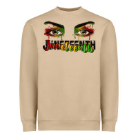 Mushroom Juneteenth eyes Heavyweight Sweatshirt - RanaPortraitStore