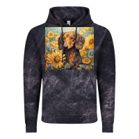 Cloud Black dachshund Vintage Hoodie - Unal Design