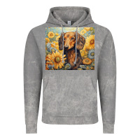 Cloud Rock dachshund Vintage Hoodie - Unal Design
