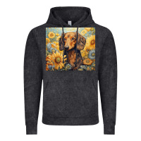 Vintage Black dachshund Vintage Hoodie - Unal Design