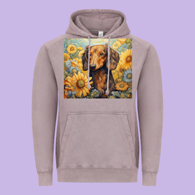 Dachshund Vintage Hoodie Designed By Unal Design