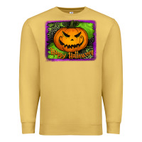 Antique Gold Happy Halloween Pumpkin Premium Sweatshirt - Jasminsmagicworld