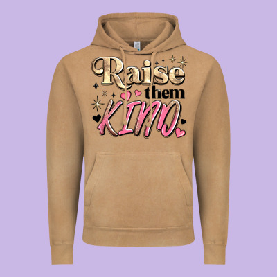 Raise Them Kind Vintage Hoodie Designed By Jahusdesignshop