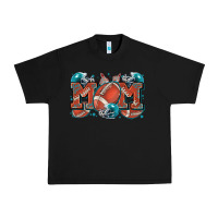 Black mom american football Urban Heavy Tee - Zillion Design Studio