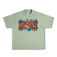 Oil Green mom american football Urban Heavy Tee - Zillion Design Studio