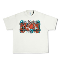Pistachio mom american football Urban Heavy Tee - Zillion Design Studio